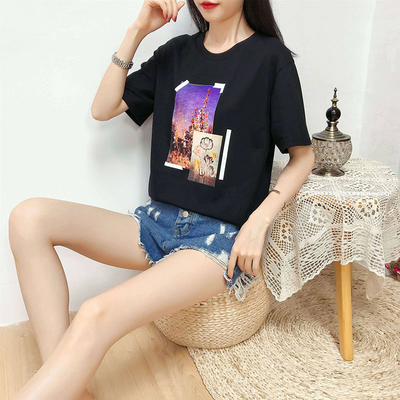 阿玛施旗舰店官网女装正品2020 t恤 简妍芙T恤