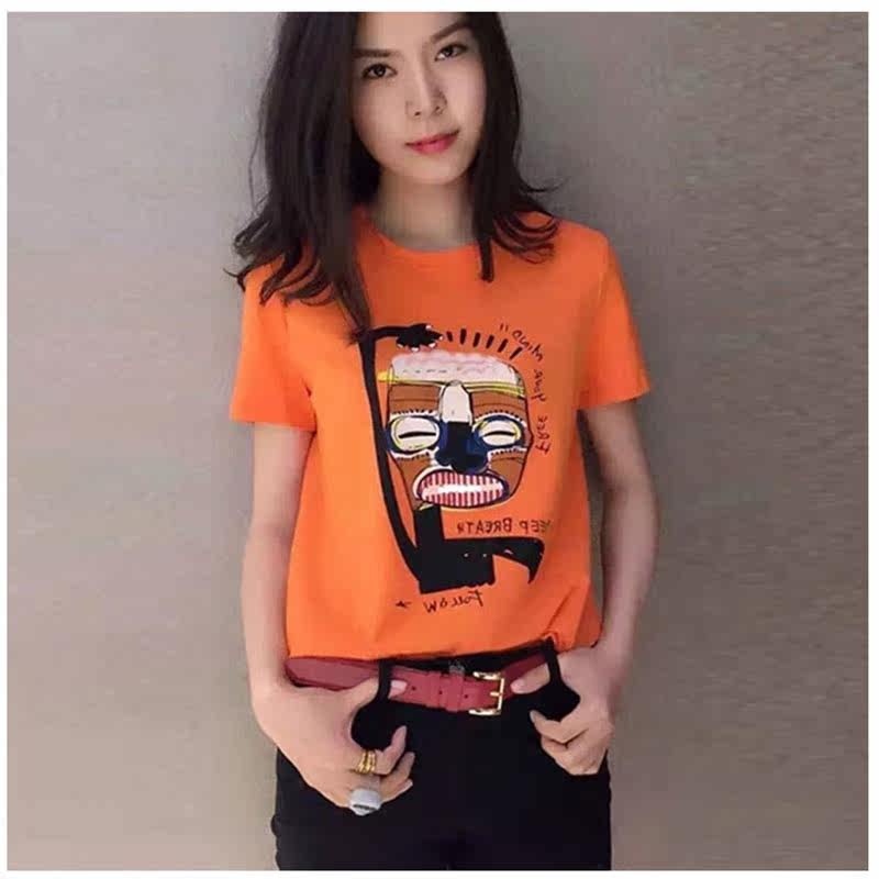 阿玛施旗舰店官网2020夏装新款t恤 简妍芙T恤