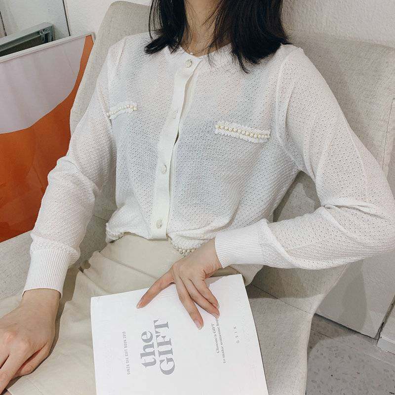 阿玛施女装旗舰店官网2020羊毛开衫 简妍芙毛针织衫