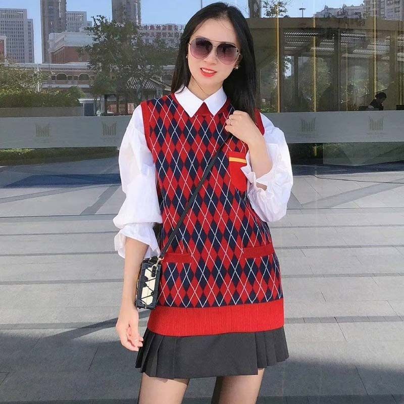 阿玛施女装旗舰店官网2020秋冬马甲 简妍芙马夹