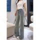 Jeans bootcut ລະດູໃບໄມ້ປົ່ງແລະດູໃບໄມ້ລົ່ນຂອງແມ່ຍິງທີ່ບໍ່ເຫມາະສົມກັບຂາແລະກາງເກງຍາວ