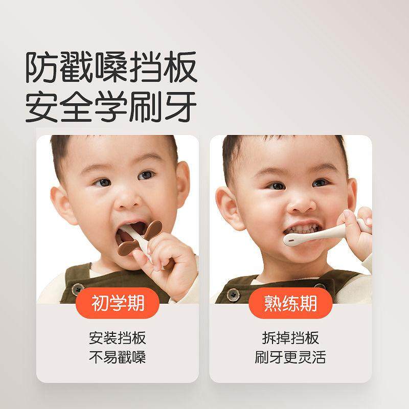 世喜训练牙刷宝宝婴儿童小孩1-2刷牙神奇清洁口腔【刮码发货】,淘宝优惠券,粉丝福利购,淘宝优惠卷