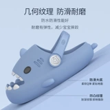 Акула, детские тапочки, летняя нескользящая детская пляжная обувь для мальчиков, мягкая подошва