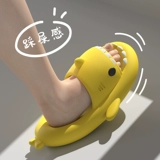 Акула, летние тапочки, нескользящая обувь, слайдеры для ванны для влюбленных на платформе