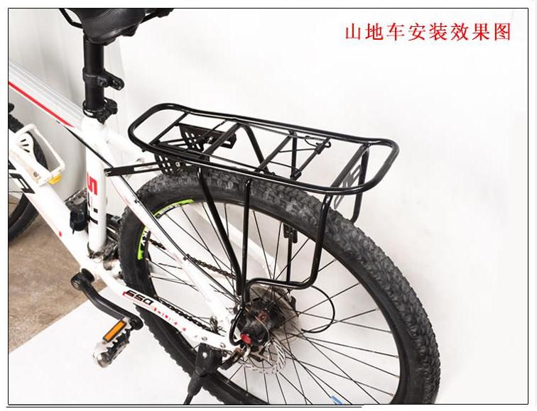 山地自行车配件大全自行车后货架儿童尾架载人带软垫20寸18寸16寸 - 图2