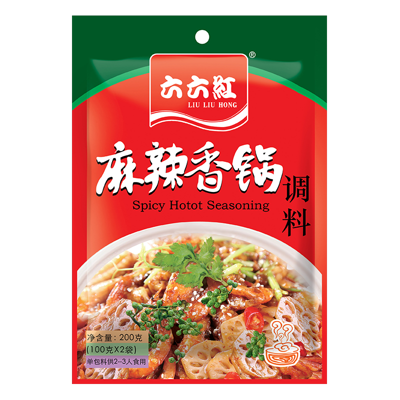 六六红麻辣香锅底料干锅虾调料香锅鸡调料200g/袋秘制酱香调味料