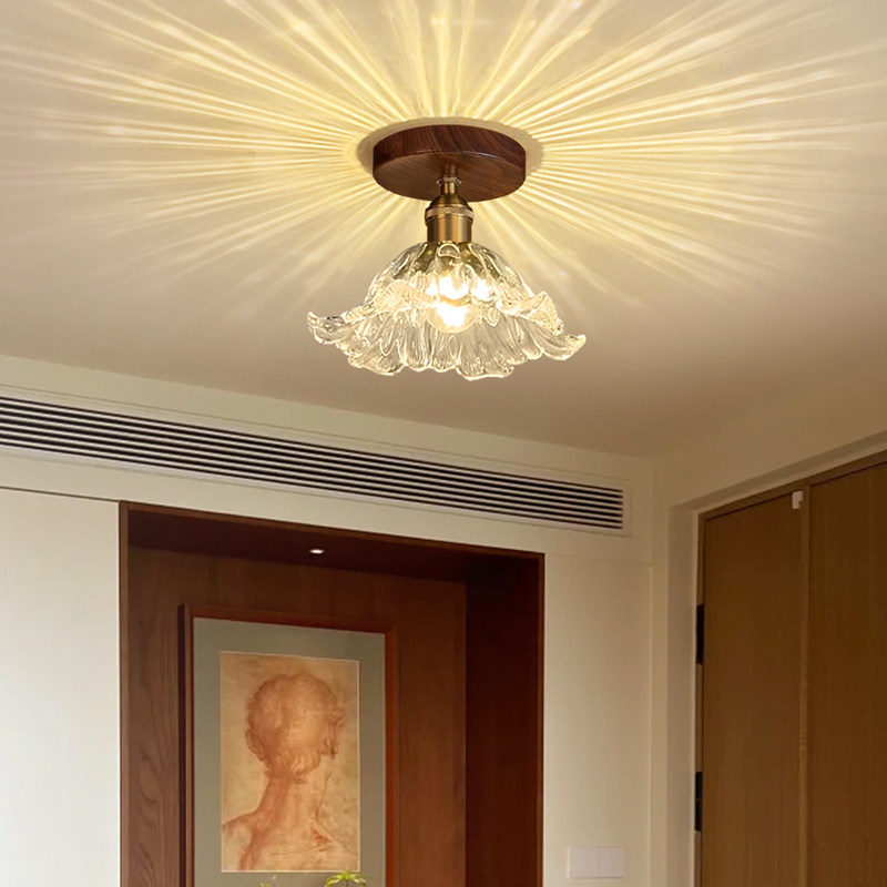 至御法式中古风吸顶灯玄关过道灯创意个性阳台走廊灯玻璃灯X1315,淘宝优惠券,粉丝福利购,淘宝优惠卷