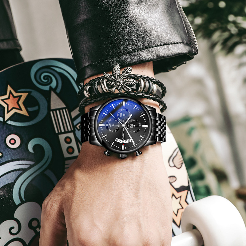 男士霸气2020新款瑞士男学生全手表 麦西洛国产腕表