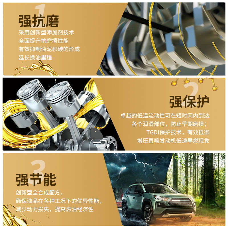 龙润润滑油尊驰系列 0W-20 SP级 4L全合成发动机油汽机油 保养,淘宝优惠券,粉丝福利购,淘宝优惠卷