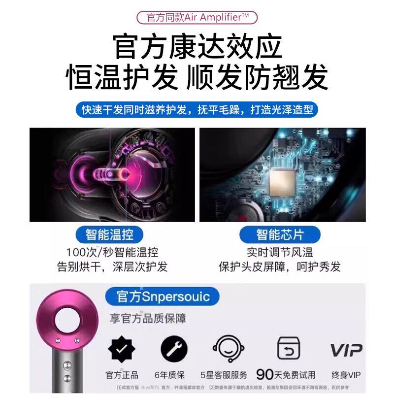 2026新款电吹风机负离子护发静音速干家用华强北大风力强力吹风筒