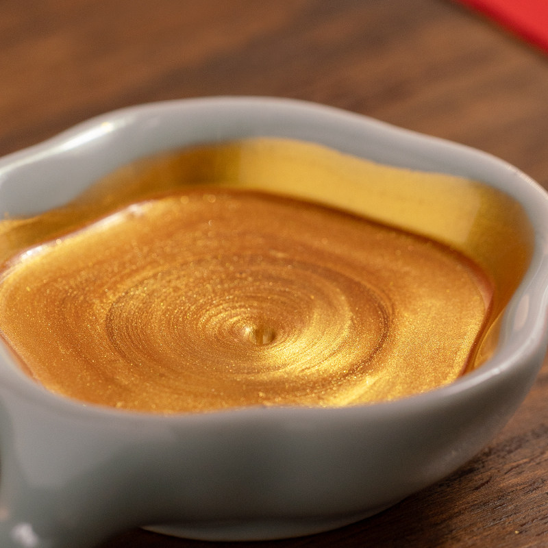 张小凤金墨对联专用作品级金色小楷书法金粉大容量瓶装书画速干国画毛笔练习墨250g小瓶墨水墨汁写春联红纸,淘宝优惠券,粉丝福利购,淘宝优惠卷