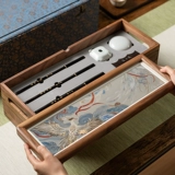 张小凤 Fengyu Yunni Boutique Set Set High-классные полоски для девочек Изучить четыре сокровища для хранения щетки чернила чернила каллиграфия Полный комплект припасов украшения украшения чернила полоски чернила блоки чернил подарки