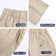 Boys' khaki shorts that won't pill or fade