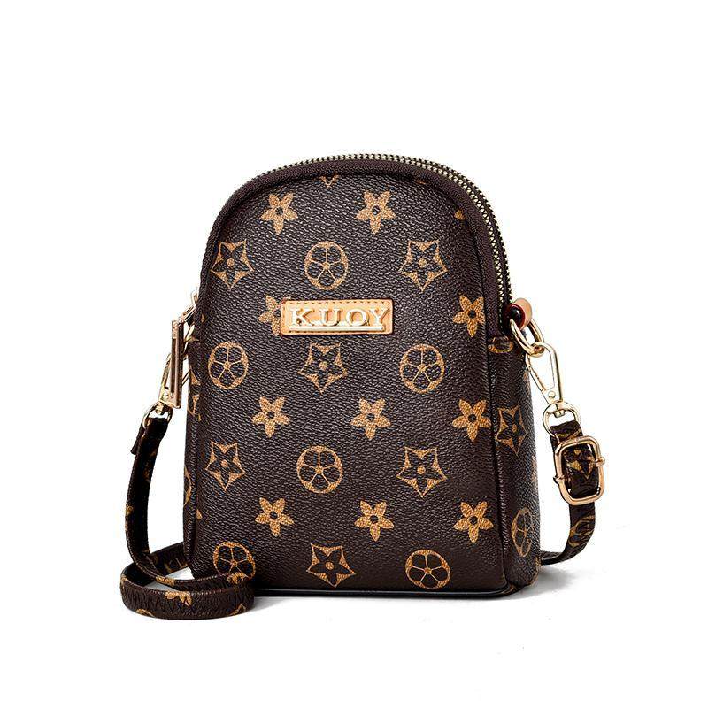 手机包女士2020新款迷你中年斜挎包 华盛蓬勃手机包