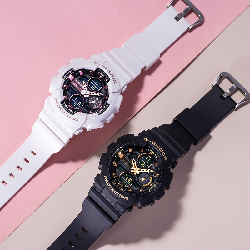 卡西欧手表女G-SHOCK复古ins风防水运动石英手表GMA-S140-4A 8 2 卡西欧手表女G-SHOCK复古ins风防水运动石英手表GMA-S140-4A 8 2