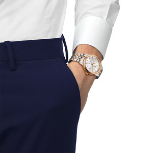 天梭男表梦圆系列商务自动机械表T129.407.11.031.00