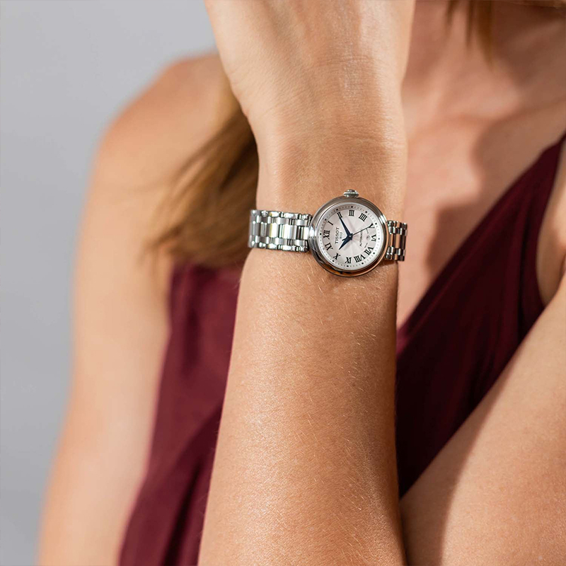 天梭刘亦菲小美人小腕百搭商务休闲机械女表T126.207.11.013.00 - 图3