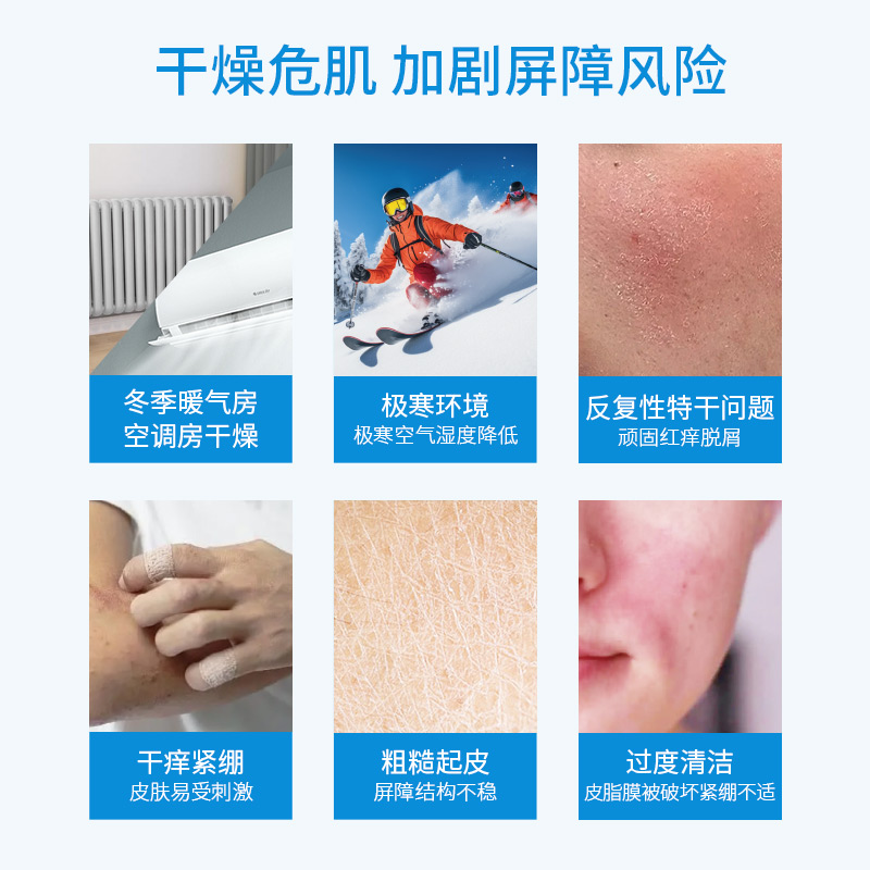 珀芙研水润平衡保湿霜干皮敏感肌舒缓修护补水滋润保湿面霜秋冬季