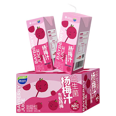 整箱超值装！味动力益生菌杨梅汁