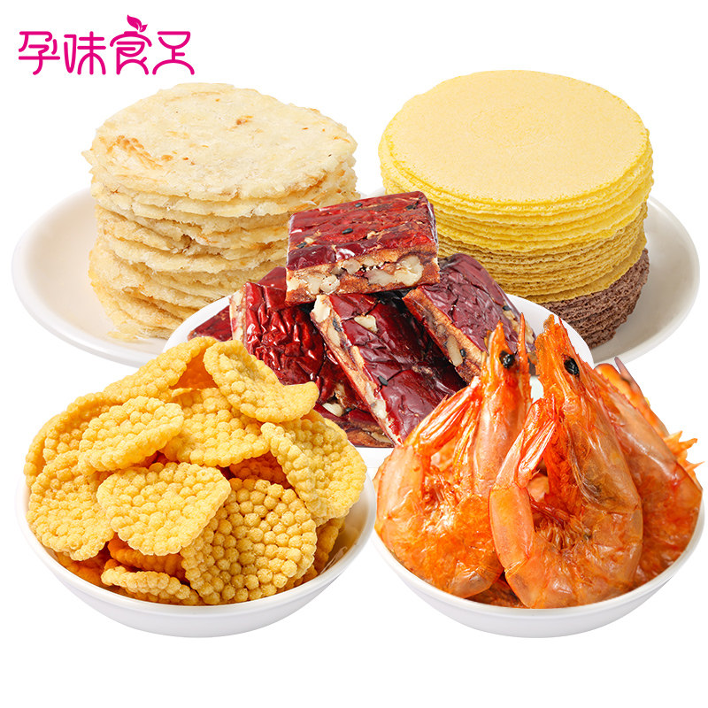 孕味食足200g / 2袋小米锅巴 孕味食足小胖妞膨化食品