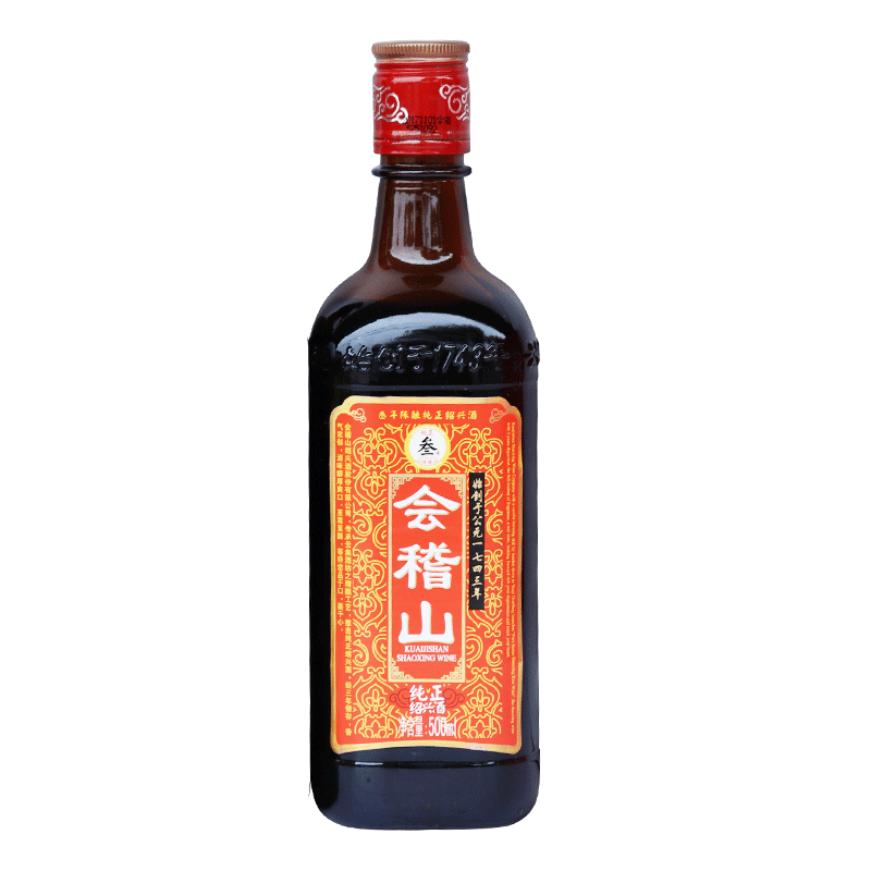 会稽山浙江绍兴黄酒纯正三年花雕酒500ml*12瓶装加饭酒3年陈老酒 - 图2