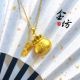 The gold store has the same ancient Vietnamese sand gold 999 coins lucky bag pendant jewelry blessing accessories women's necklace does not fade