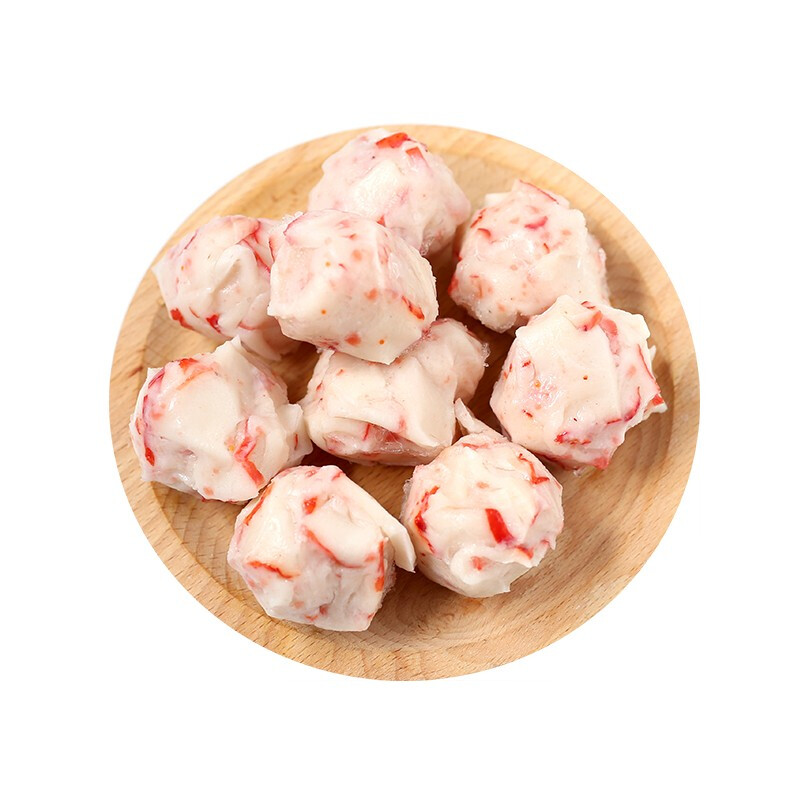 5 pounds of imitation lobster balls, frozen shrimp-flavored fish balls, hot pot balls, spicy hotpot, Oden skewers, ingredients, commercial free shipping