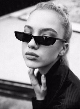 1PC Small Rectangle Sunglasses Women Retro Brand Designer Su
