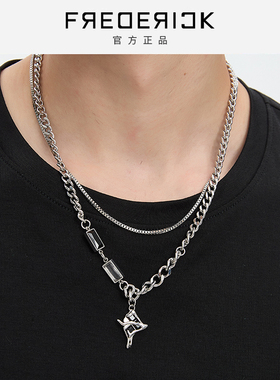 520情人节送男友项链钛钢不掉色