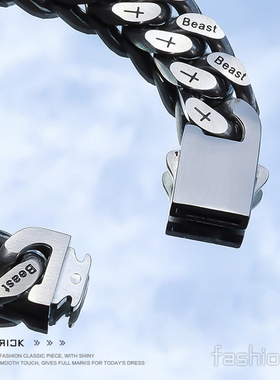 古巴手链钛钢不掉色夏天手链