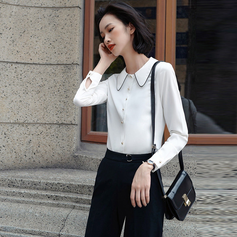 欧阿玛施旗舰店官网2020秋新款衬衫 欧阿玛施旗女装衬衫