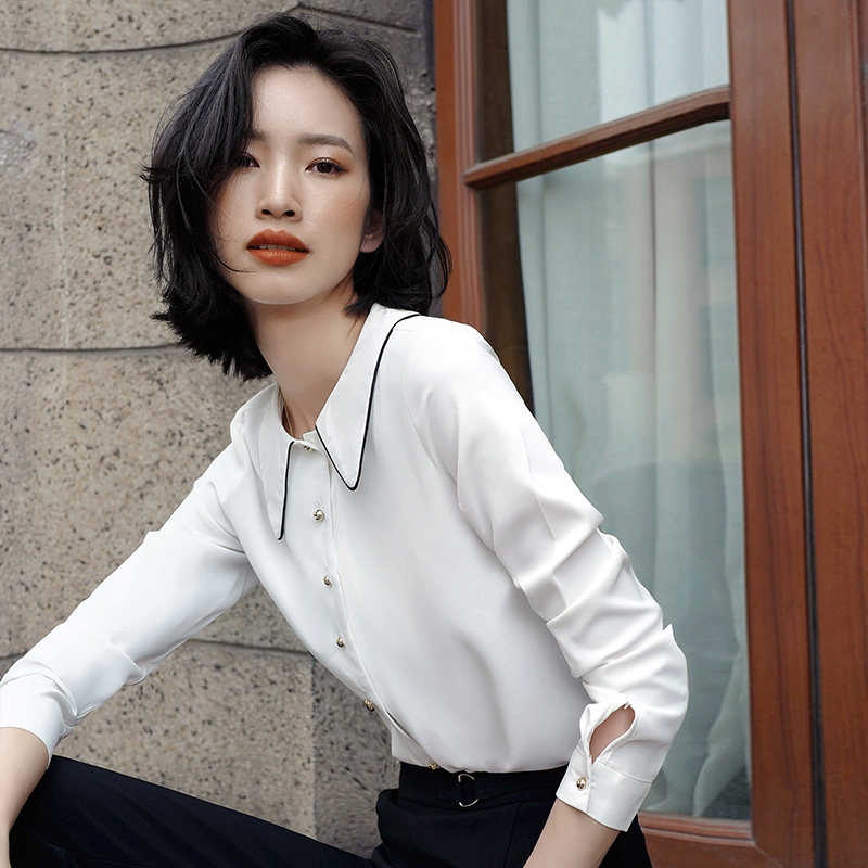 欧阿玛施旗舰店官网2020秋新款衬衫 欧阿玛施旗女装衬衫