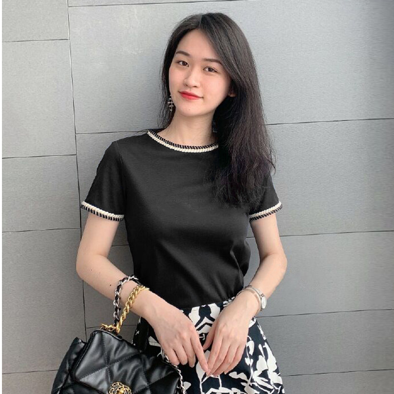 阿玛施旗舰店官网女2020年新款t恤 欧阿玛施旗女装T恤