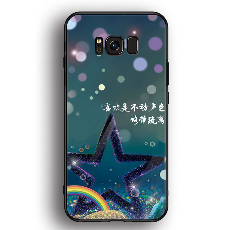 适用三星s8plus手机壳galaxys8+保护套smg9550卡通s8十puls防摔s8pls网红文字SM-G955u硅胶Samsungs男女新款-图3