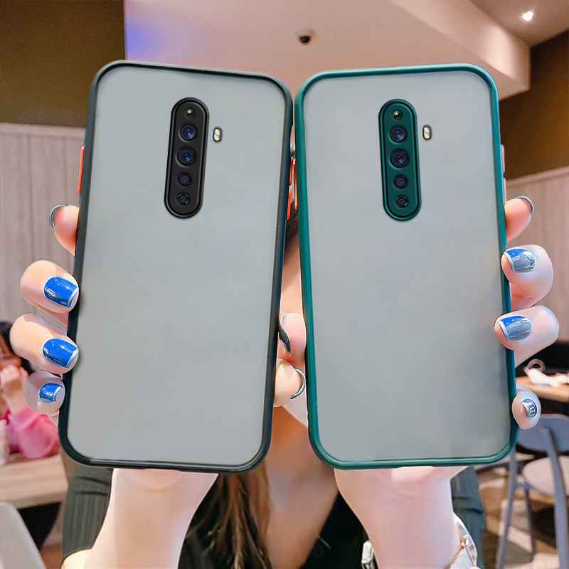 适用于oppo reno2z手机壳opporeno2Z肤感撞色PCKM80磨砂pckm8o保护套0pp0防摔全包oppreno2Z个性男女oopp超薄 - 图2