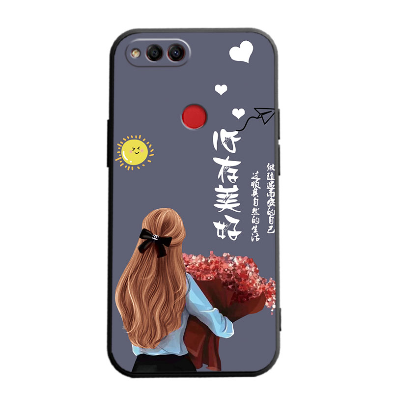 适用荣耀BND一AL10手机壳BNDAL00保护TL套BNDTL华为ALOO硅胶外壳畅享Honor七X7全包BNDALOO防摔男女送钢化膜 - 图3