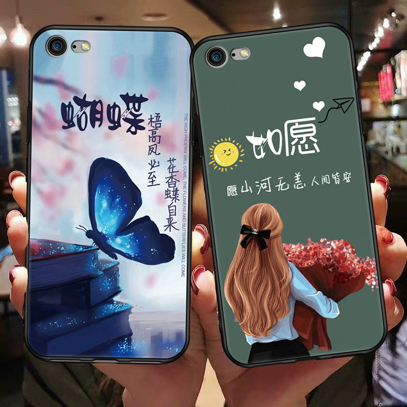 iphonea1524手机壳苹果6plus创意软套iphone6p带支架适用6puls新款女平果六splus男潮流a1699送钢化膜a1524男-图0