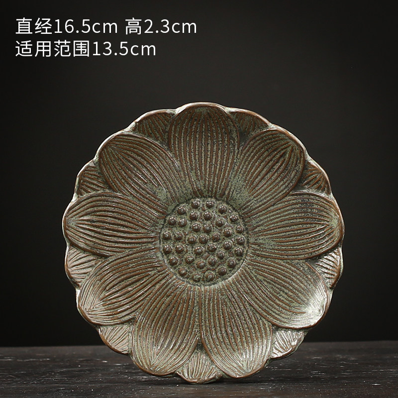 陶瓷花盆托盘小号大号圆形长方形加厚垫莲花底盘座创意接水盘摆件,淘宝优惠券,粉丝福利购,淘宝优惠卷