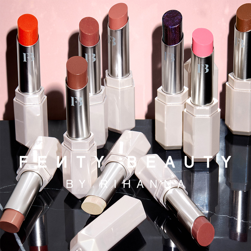 Fenty Beauty海外旗舰店【99抢购】FENTY BEAUTY蕾哈娜光采魔棒滋润唇膏润泽百搭色彩闪耀0