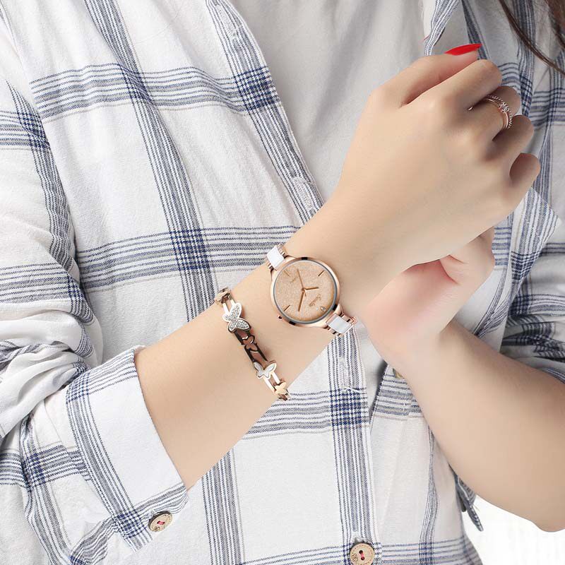 2020新款德国利格陶瓷防水石英女表 利格手表国产腕表