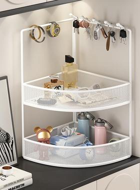 入户门口玄关放钥匙收纳置物架鞋柜上创意装饰摆件桌面饰品置物架