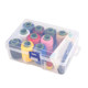 Multifunctional 10-color sewing box with storage box