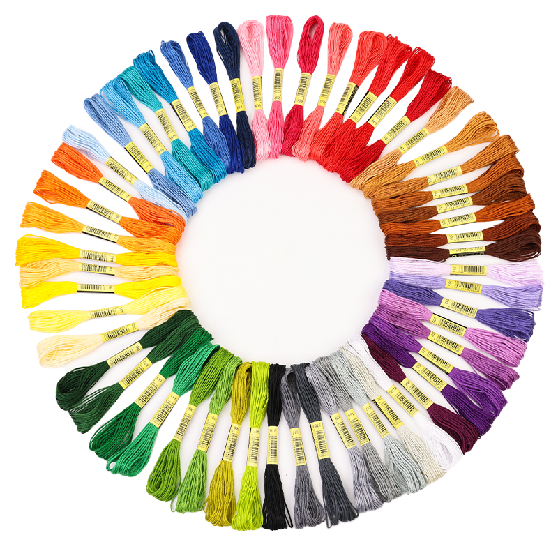 手工刺绣线绣花线棉线十字绣线补线配线鞋垫刺绣diy手工线447色选 - 图3