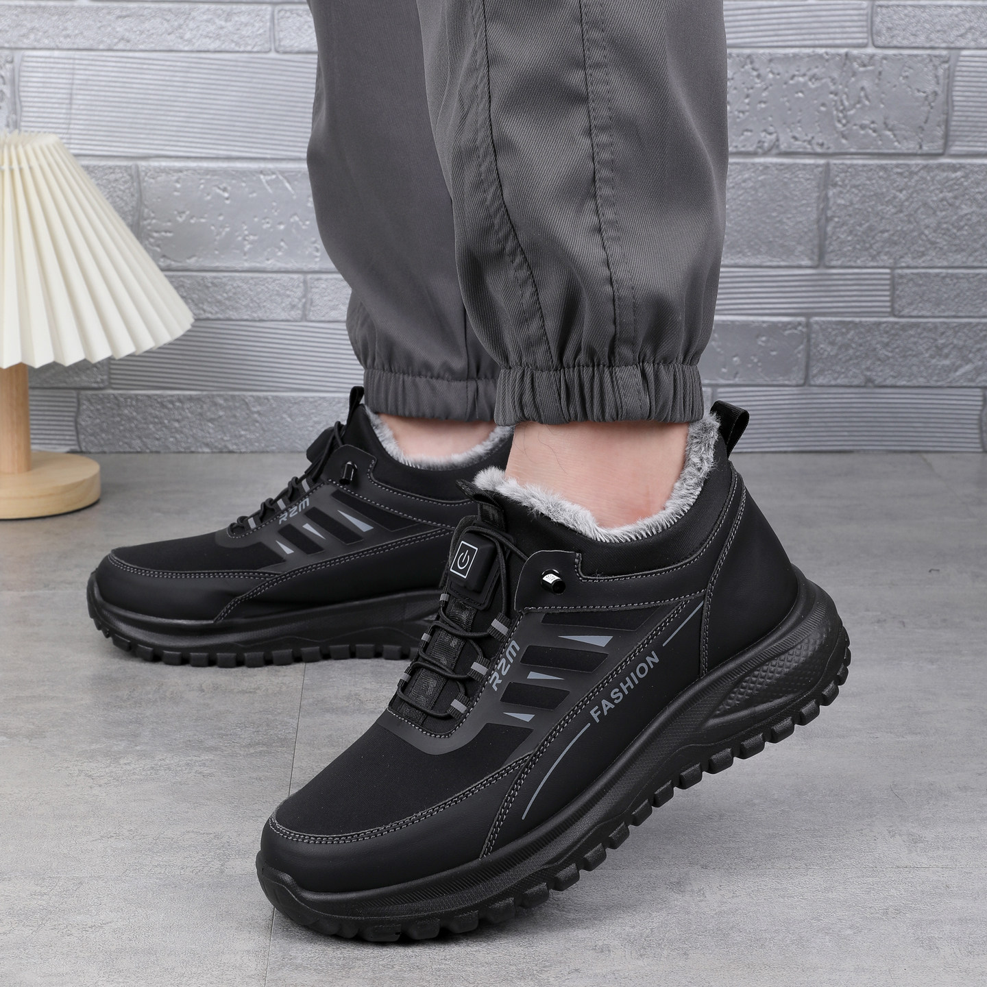 热掌门充电加热鞋冬季老北京布鞋男发热鞋中老年男女加绒保暖棉鞋,淘宝优惠券,粉丝福利购,淘宝优惠卷