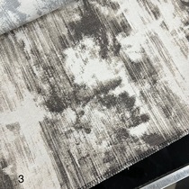 Wide water mink suede finish water ink retro Chinese water mink suede finish with black and white gradient feel soft cloth