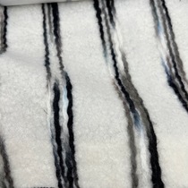 Colour black and white series strips fabric wool loops striped fabric sample plate room holding pillow cloth
