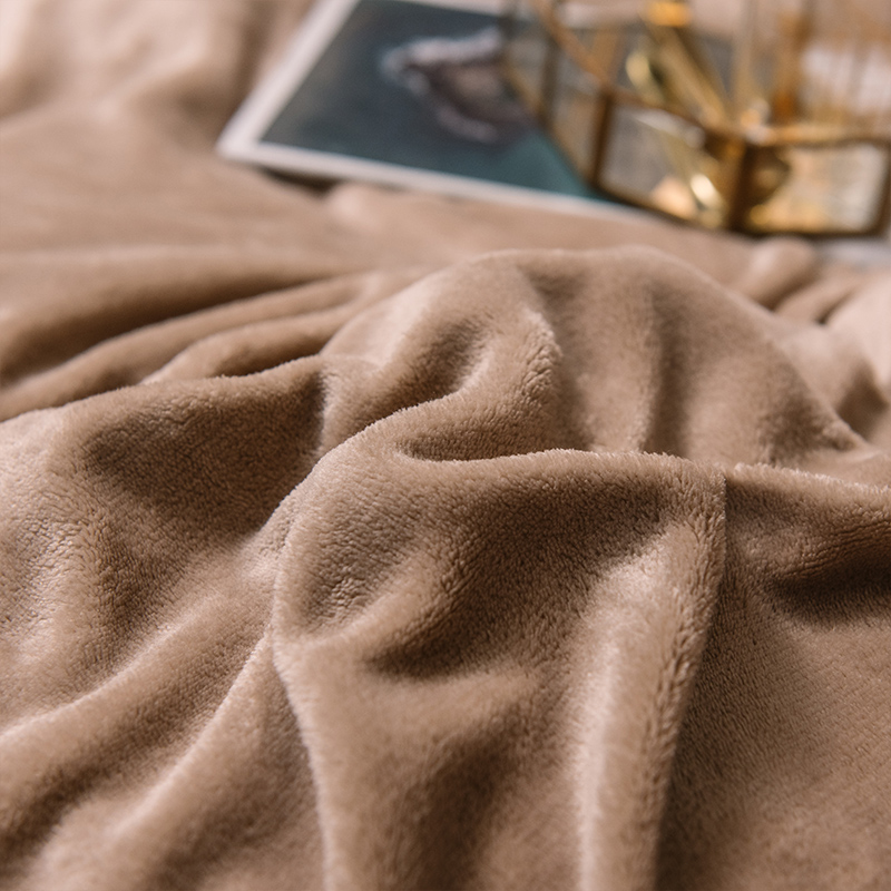 加厚珊瑚绒四件套冬季双面短绒毛床单被套牛奶绒防静电床上法兰绒 - 图1