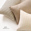 Cream style long pillow bed back cushion
