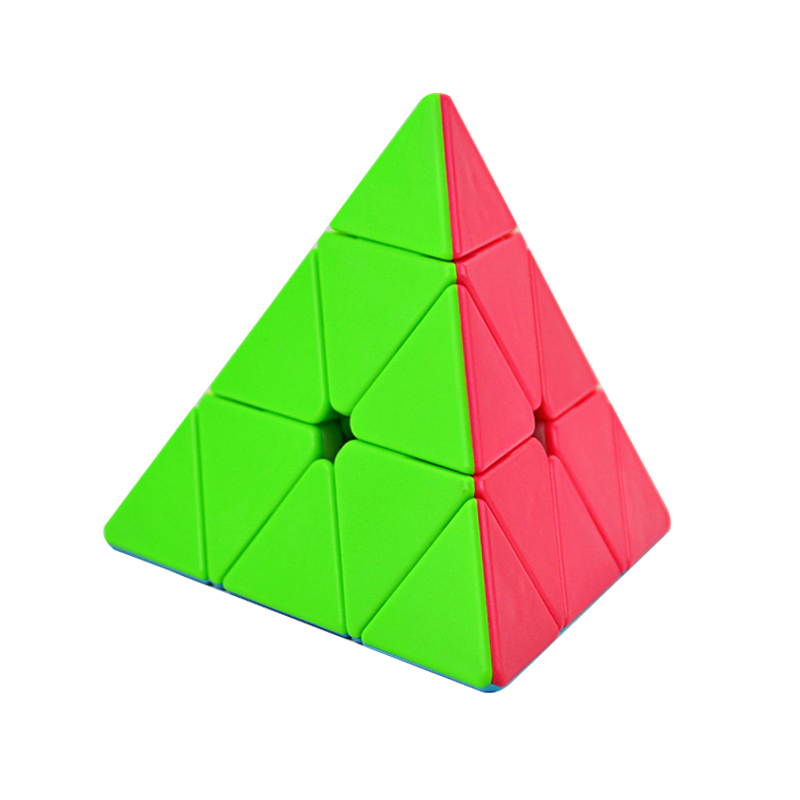 奇艺金字塔魔方三角形套装异形型智力小学生玩具幼儿园初学三阶 - 图3