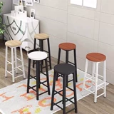 Бар стул молочной чай магазин с высоким содержанием брусного бара и стул домашний барный барный столик простые железные арт фронт настольный стол и стул